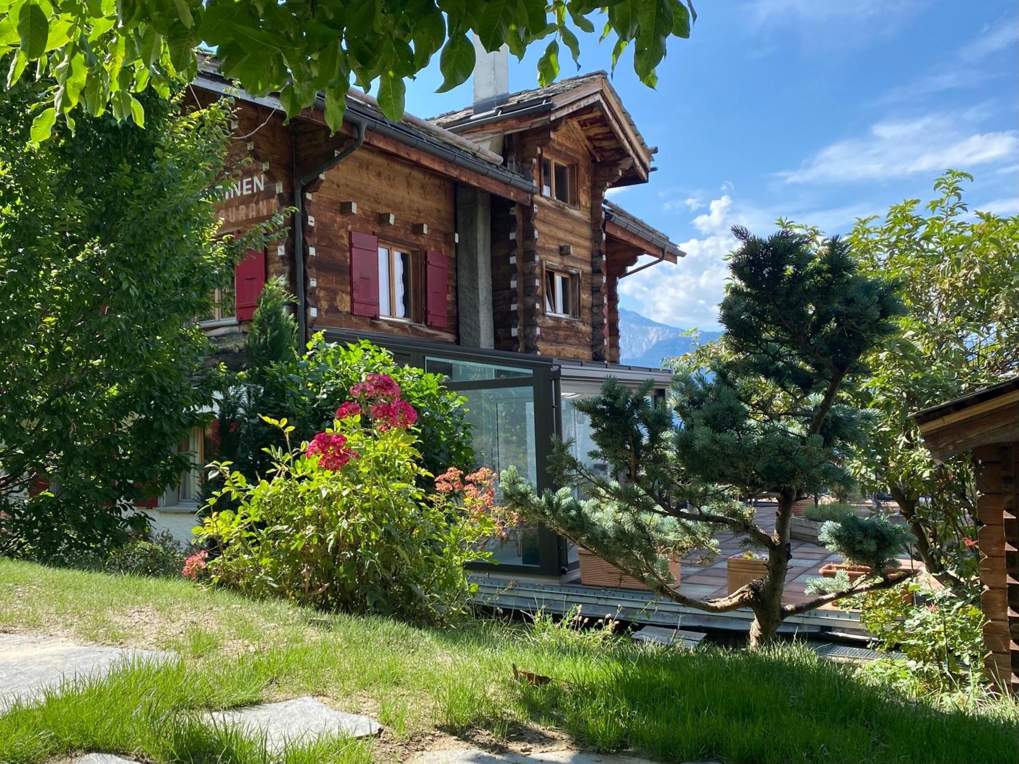 La Demeure Des Elfes Panzió Albinen Kültér fotó